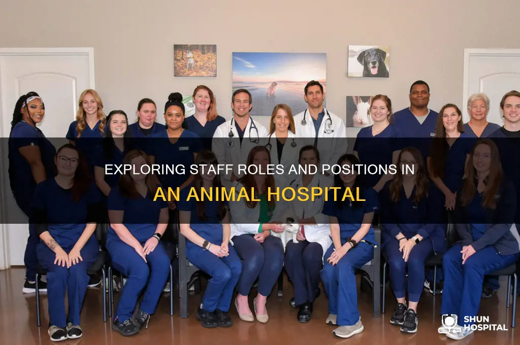 how many employe positions are tere in an animal hospital