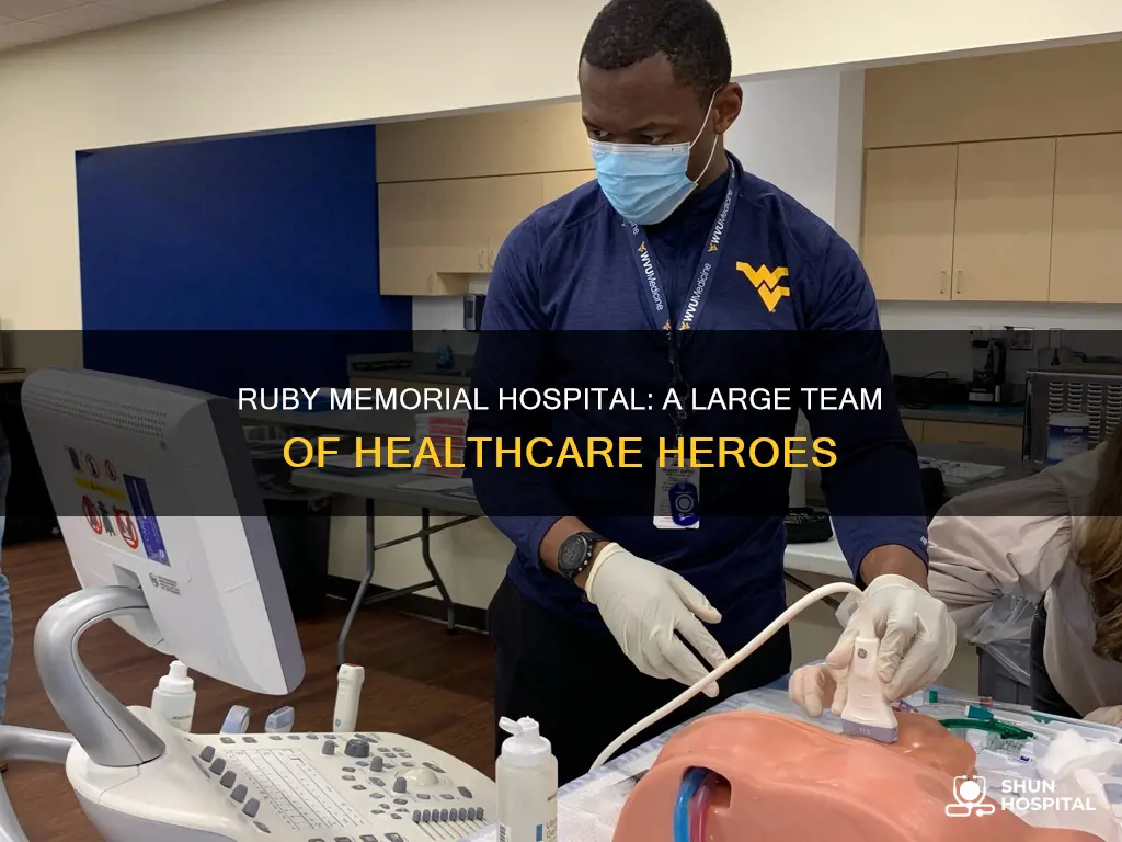 how many employees at ruby memorial hospital