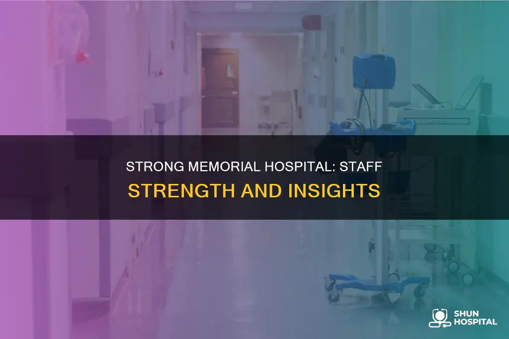 how many employees at strong memorial hospital