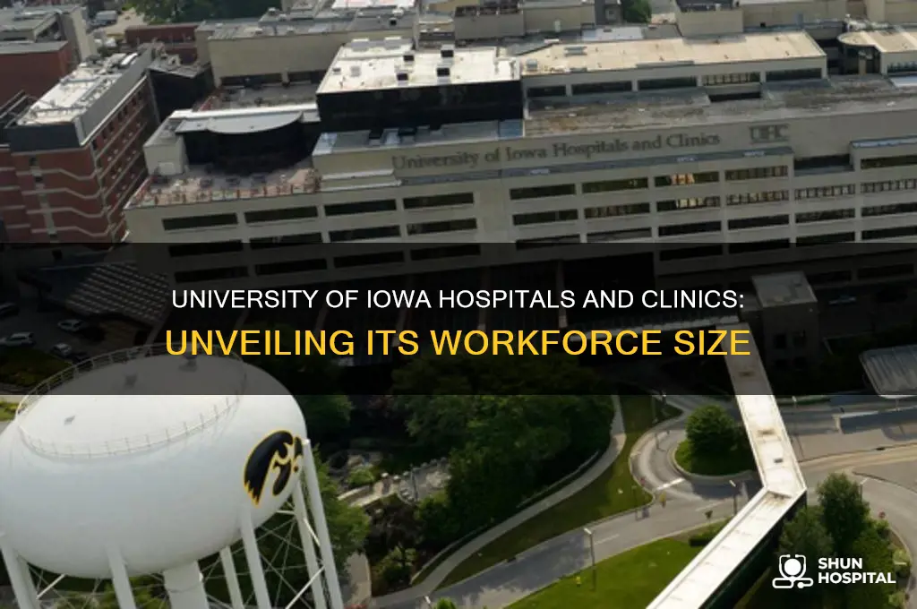 how many employees at university of iowa hospitals and clinics