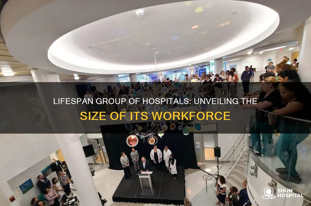 how many employees belong to the lifespan group of hospitals
