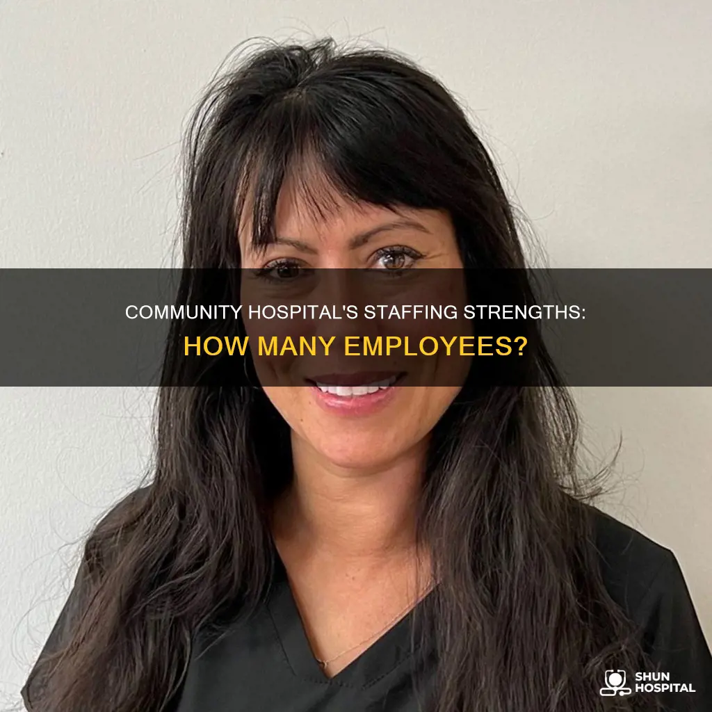 how many employees does community hospital have