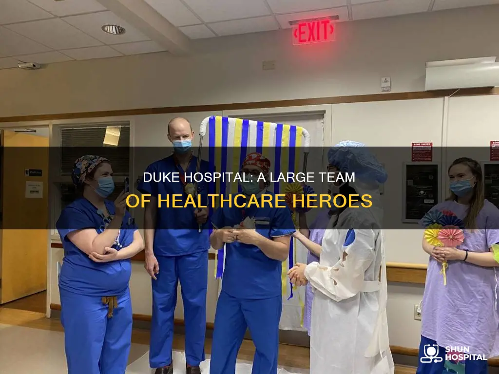 how many employees does duke hospital have