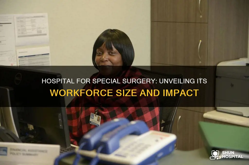 how many employees does hospital for special surgery have