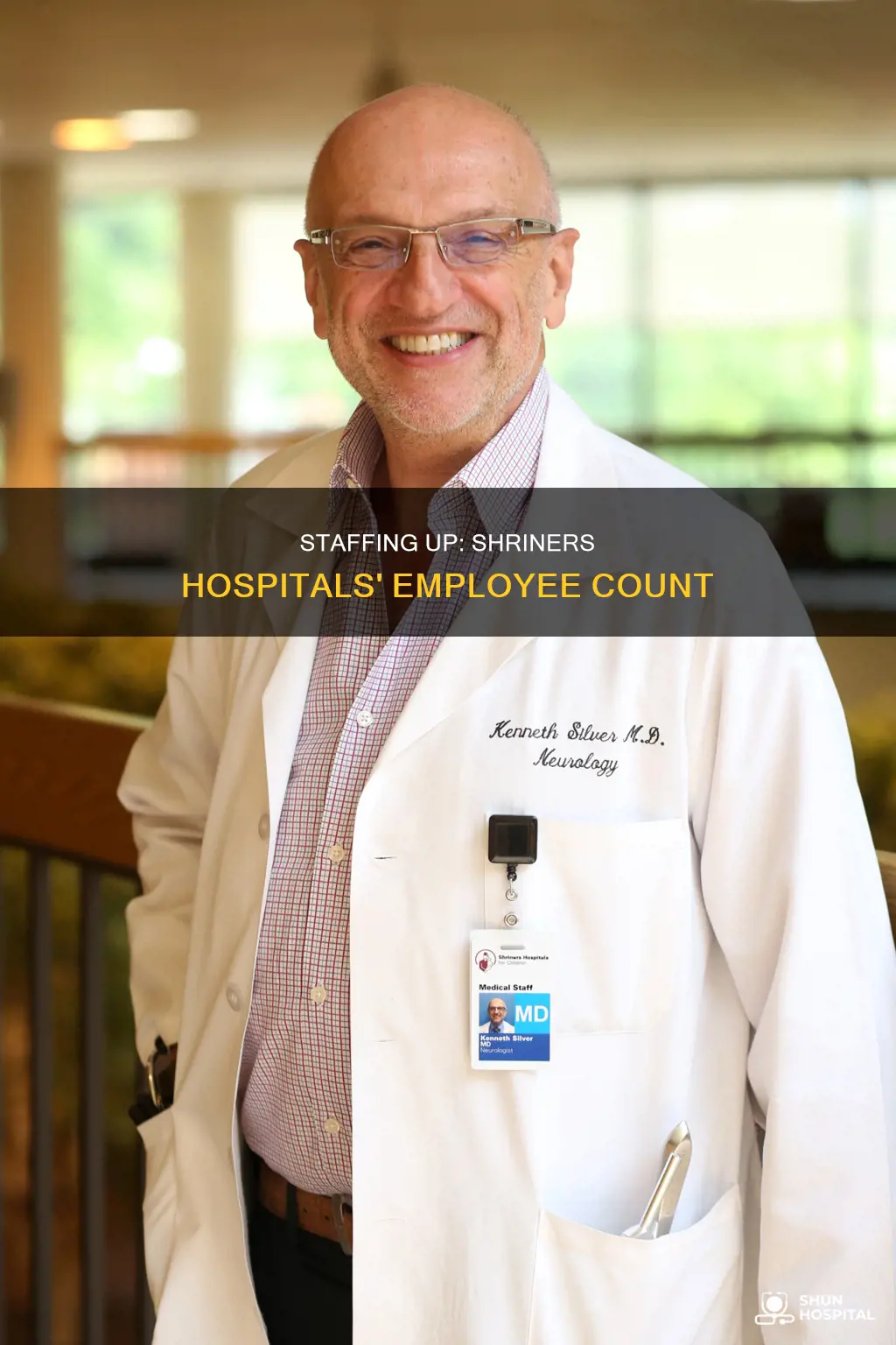 how many employees does shriners hospitals have