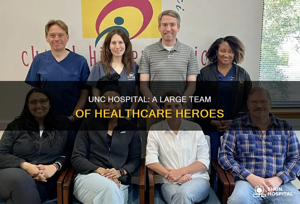 how many employees does unc hospital have