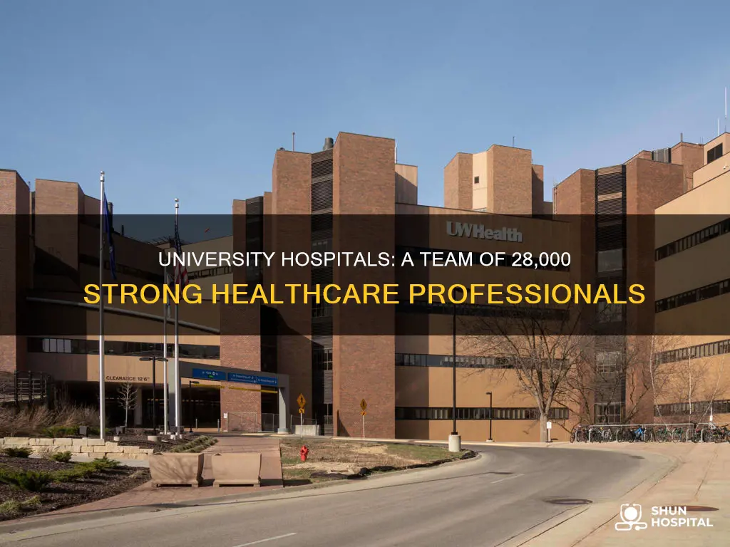 how many employees does university hospitals have