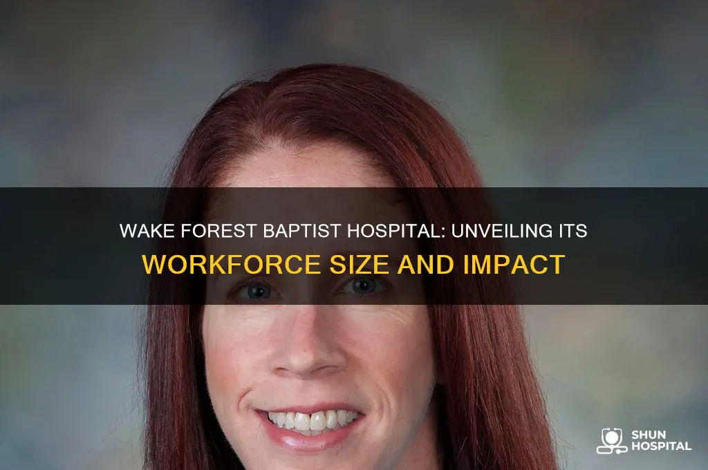 how many employees does wake forest baptist hospital have