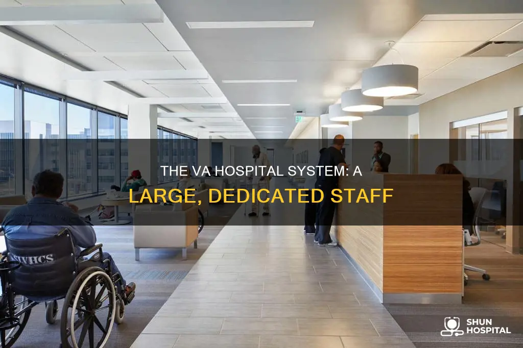 how many employees of va hospital system