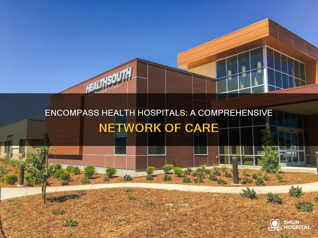 how many encompass health hospitals are there