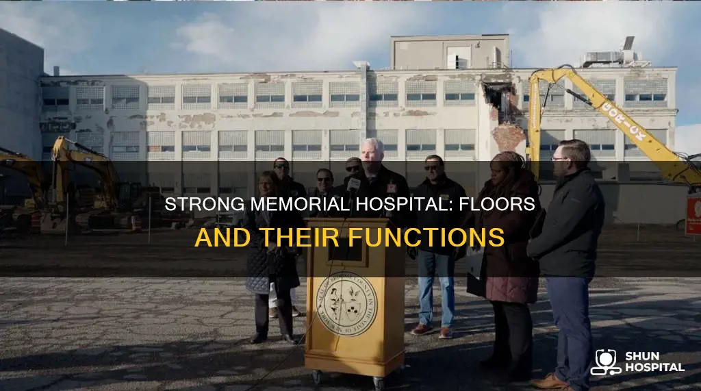 how many floors in strong memorial hospital