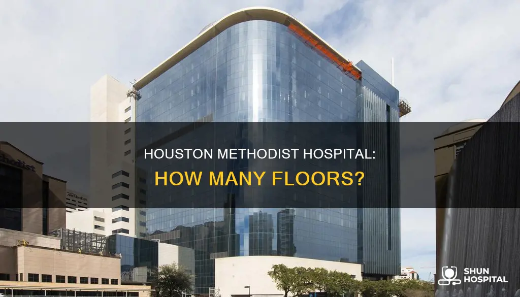 how many floors is houston methodist hospital