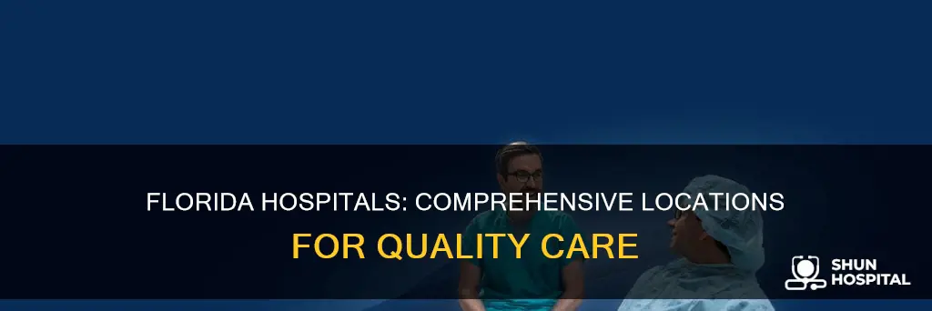 how many florida hospital locations are there