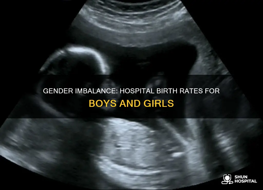 how many girls vs boys in hospitals