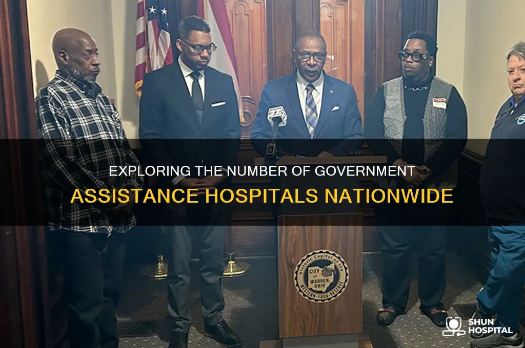 how many government assistance hospitals