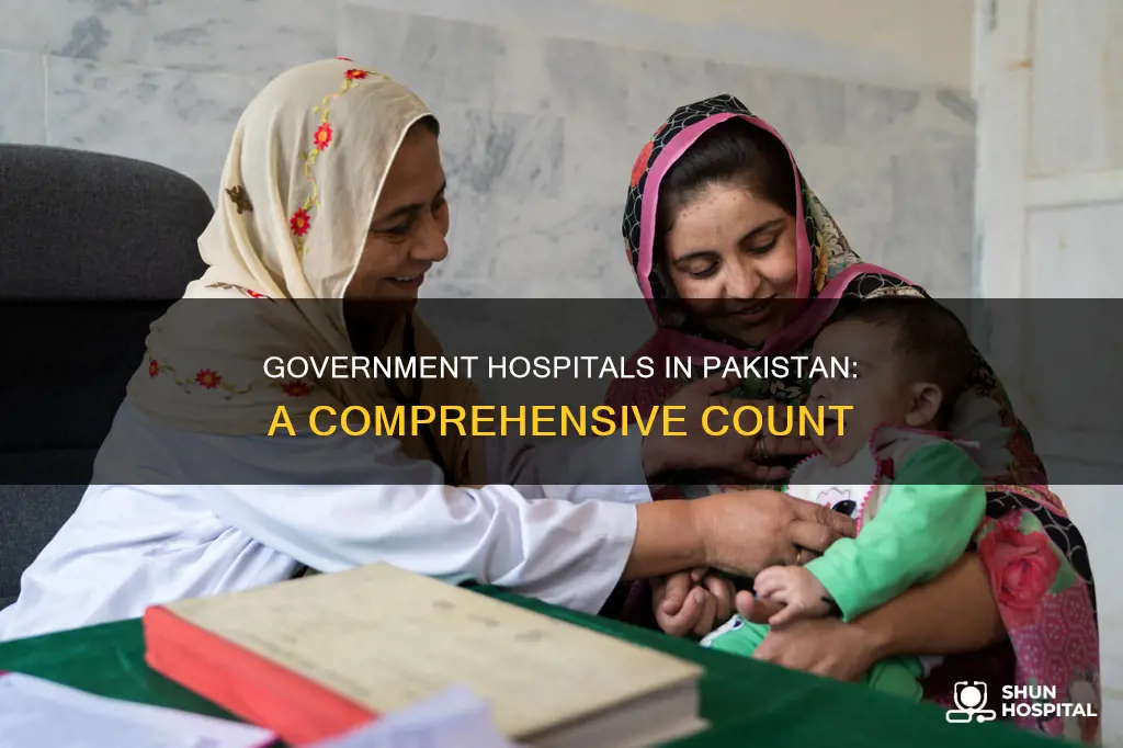 how many government hospitals are in pakistan