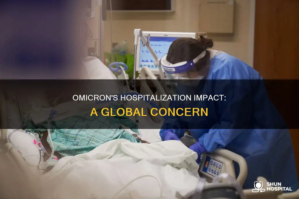 how many have been hospitalized with omicron
