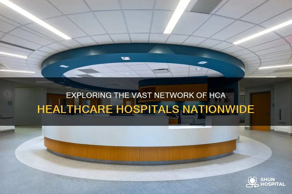 how many hca hospitals