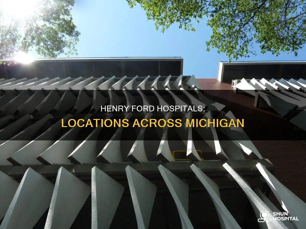 how many henry ford hospital in michigan