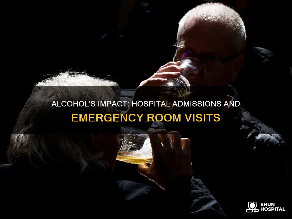 how many hospital admissions are alcohol related