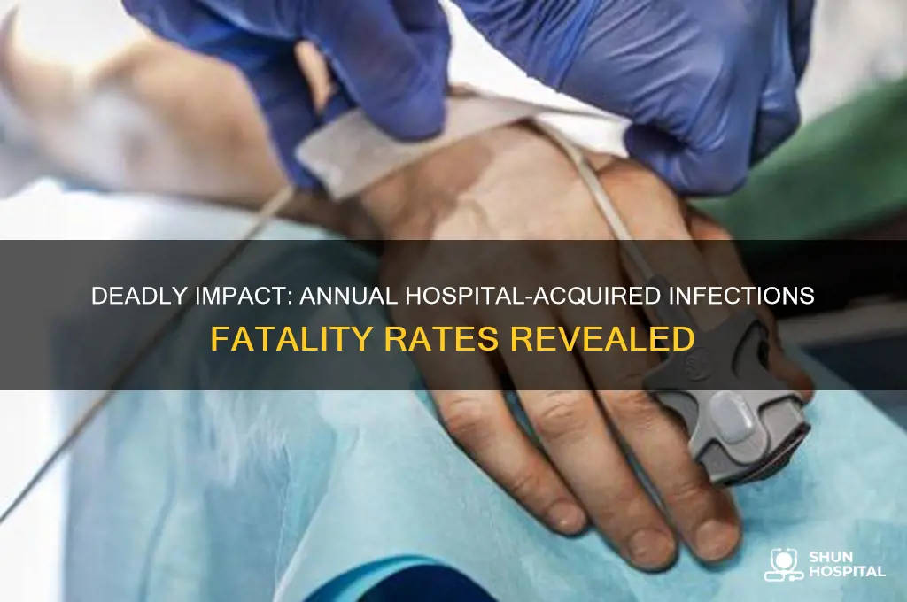 how many hospital aquired infectiosn kill people a year
