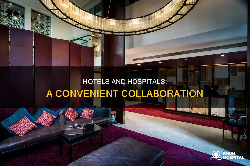 how many hospital centers have hotels attached