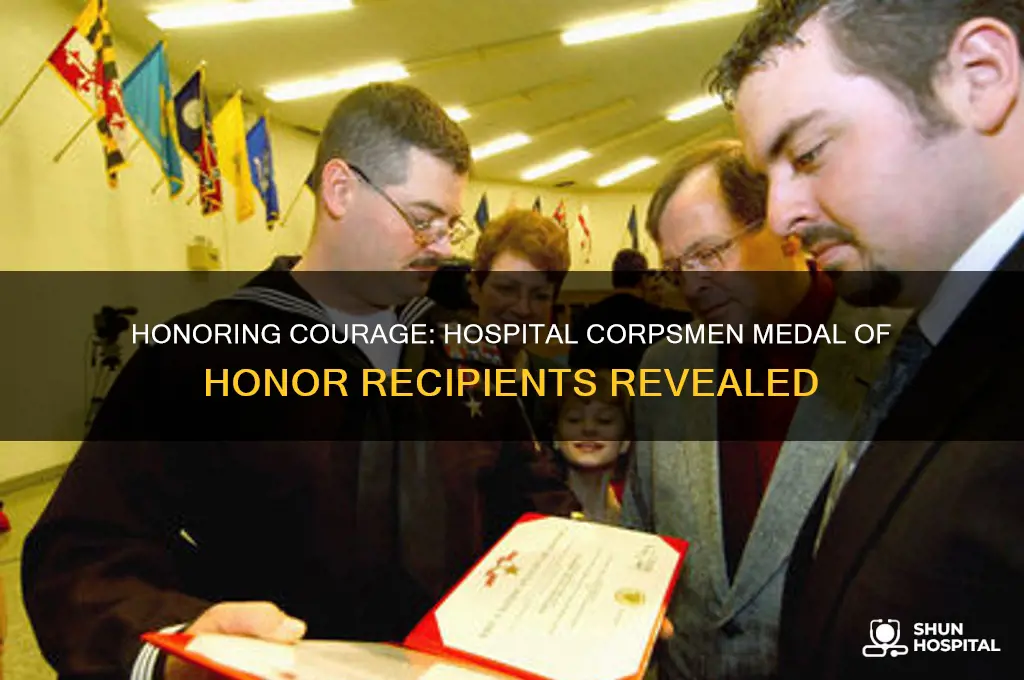 how many hospital corpsman awared the medal of honor