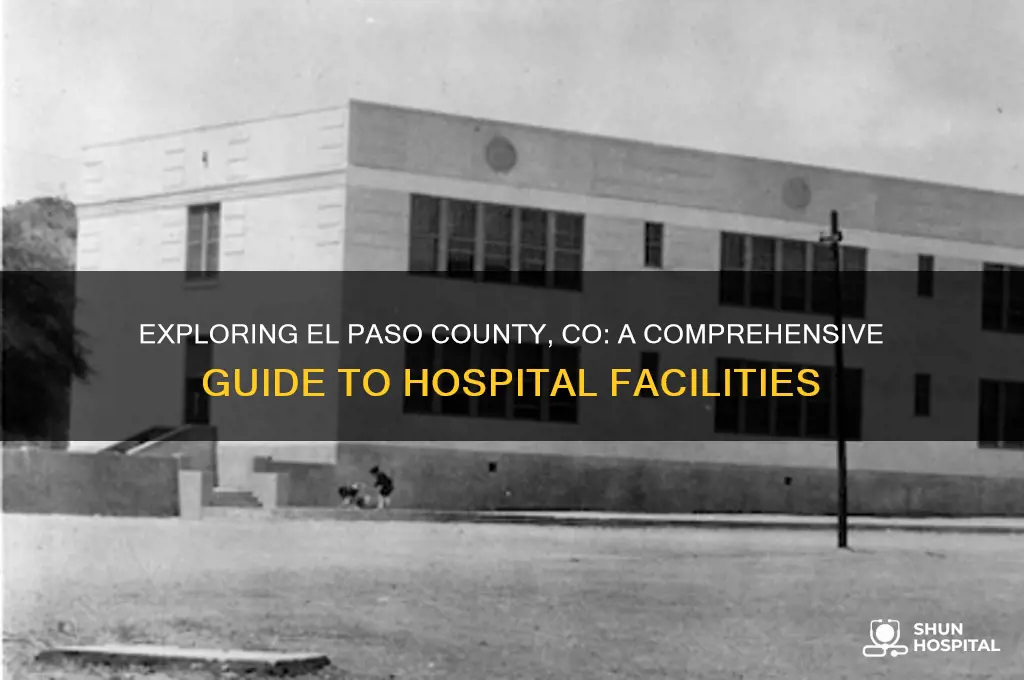 how many hospital facilities are in el paso county co