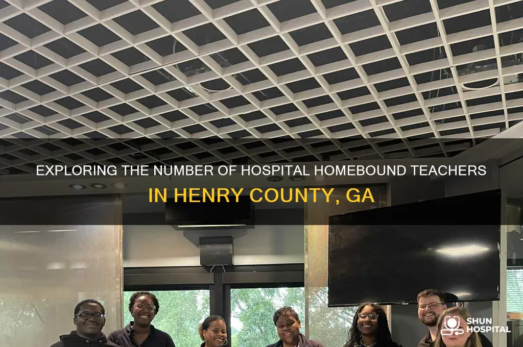 how many hospital homebound teachers in henry county ga