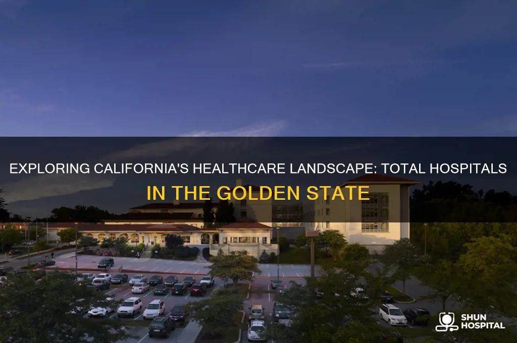 how many hospital in california