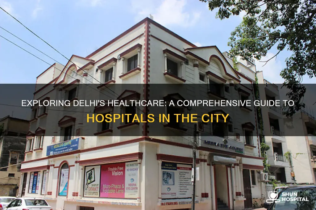 how many hospital in delhi