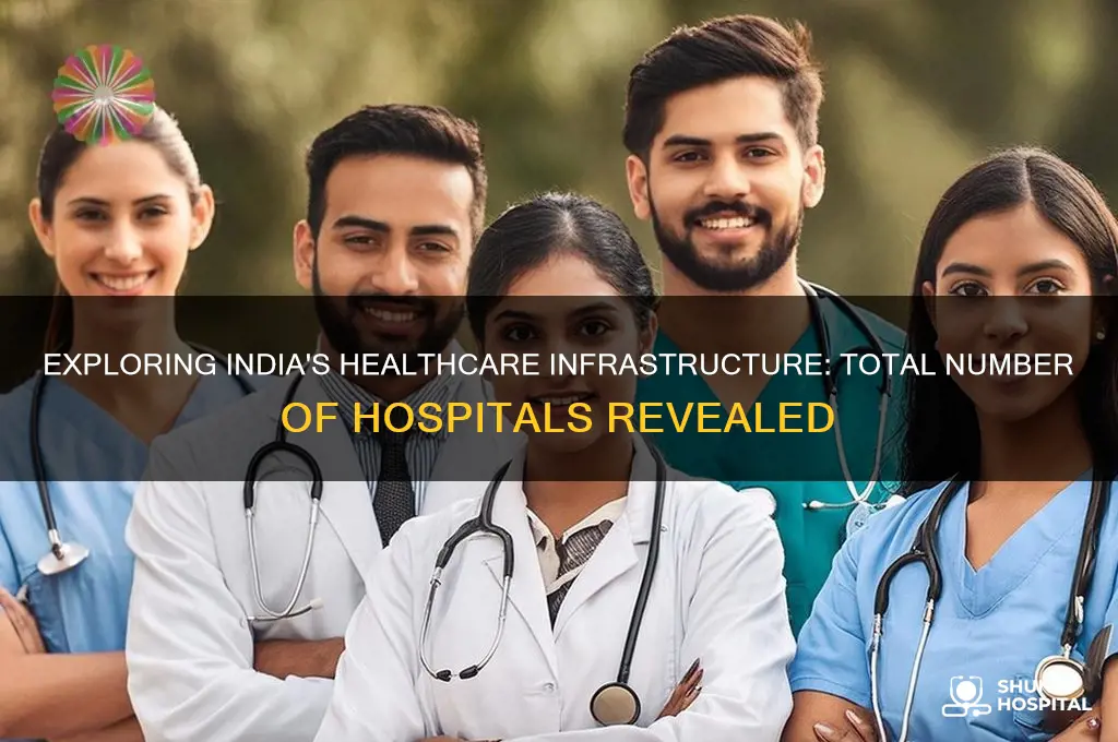 how many hospital in india