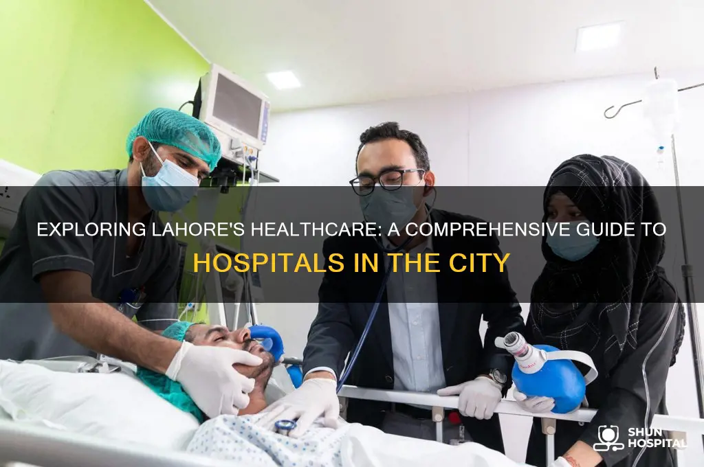 how many hospital in lahore