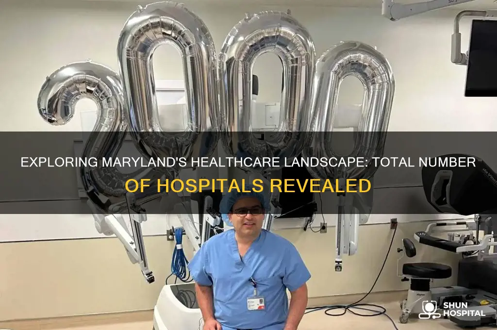 how many hospital in maryland