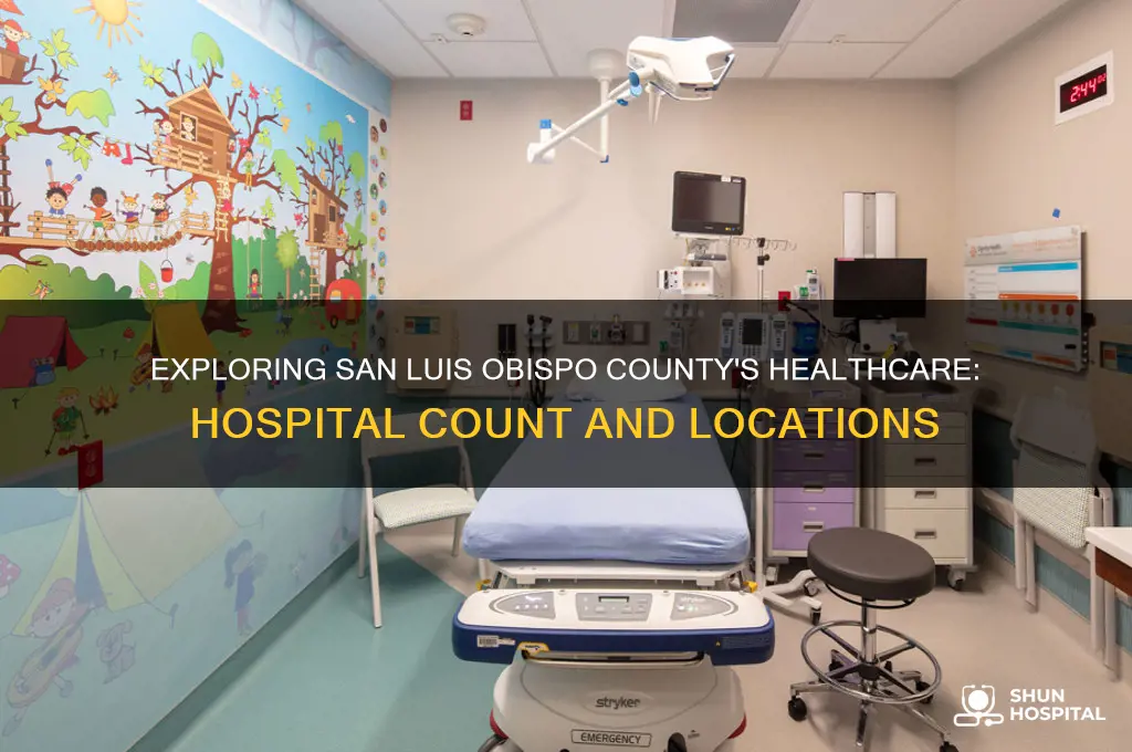 how many hospital in san luis obispo cty line
