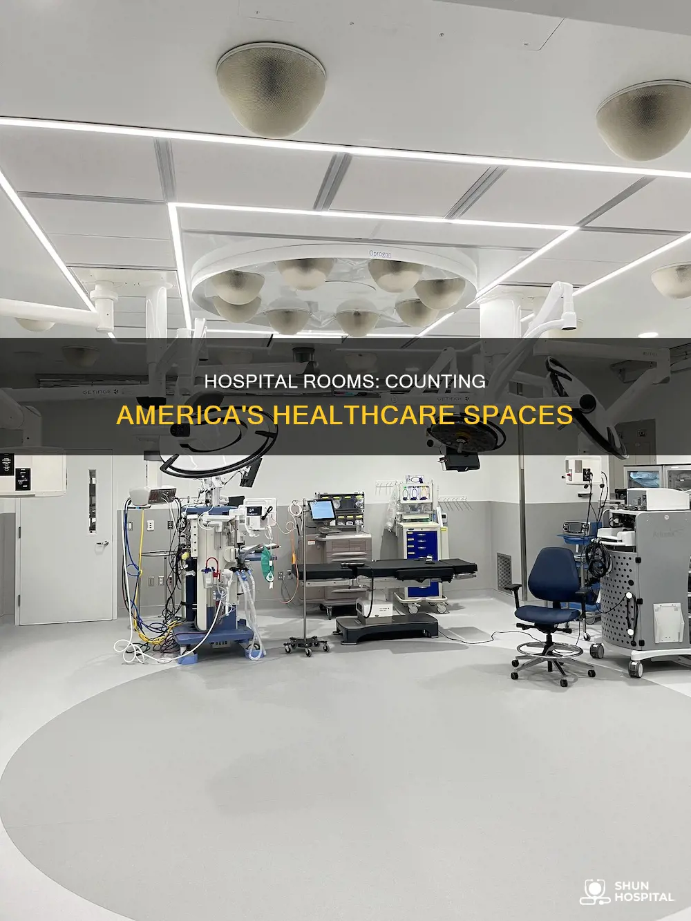 how many hospital rooms in the us