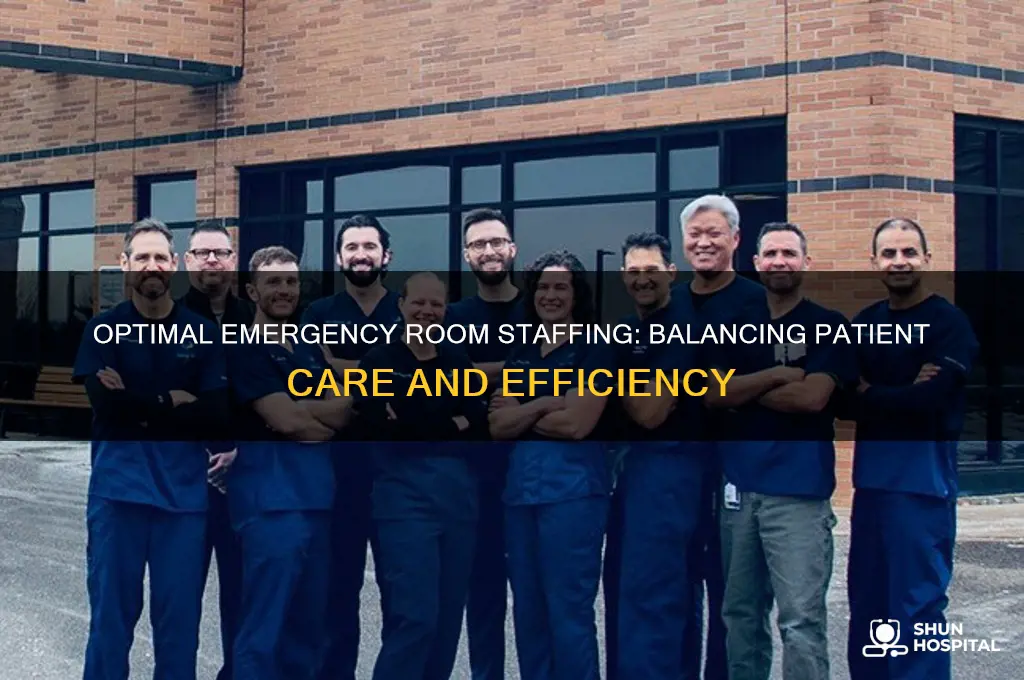 how many hospital staff should be in emergency room