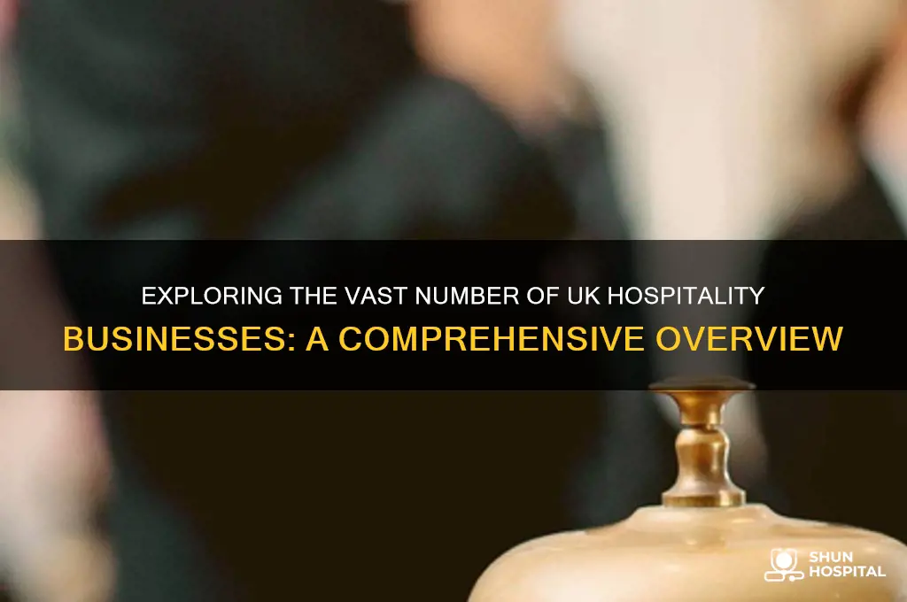 how many hospitality businesses are there in the uk