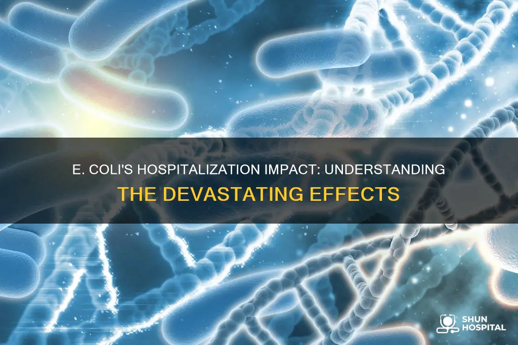 how many hospitalizations does e coli cyase