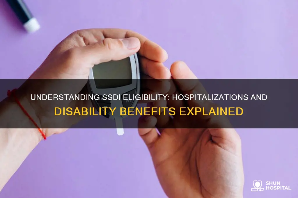 how many hospitalizations required ssdi
