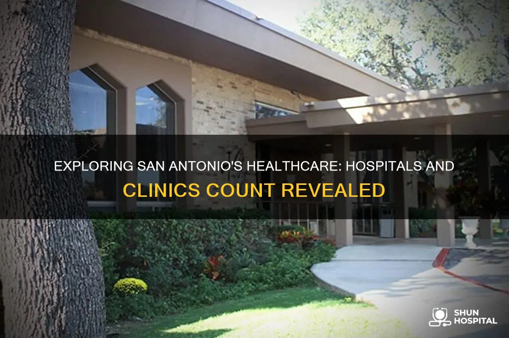 how many hospitals and clinics are in san antonio texas