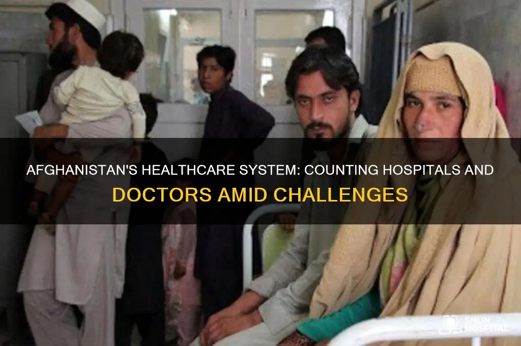 how many hospitals and doctors are there in afghanistan