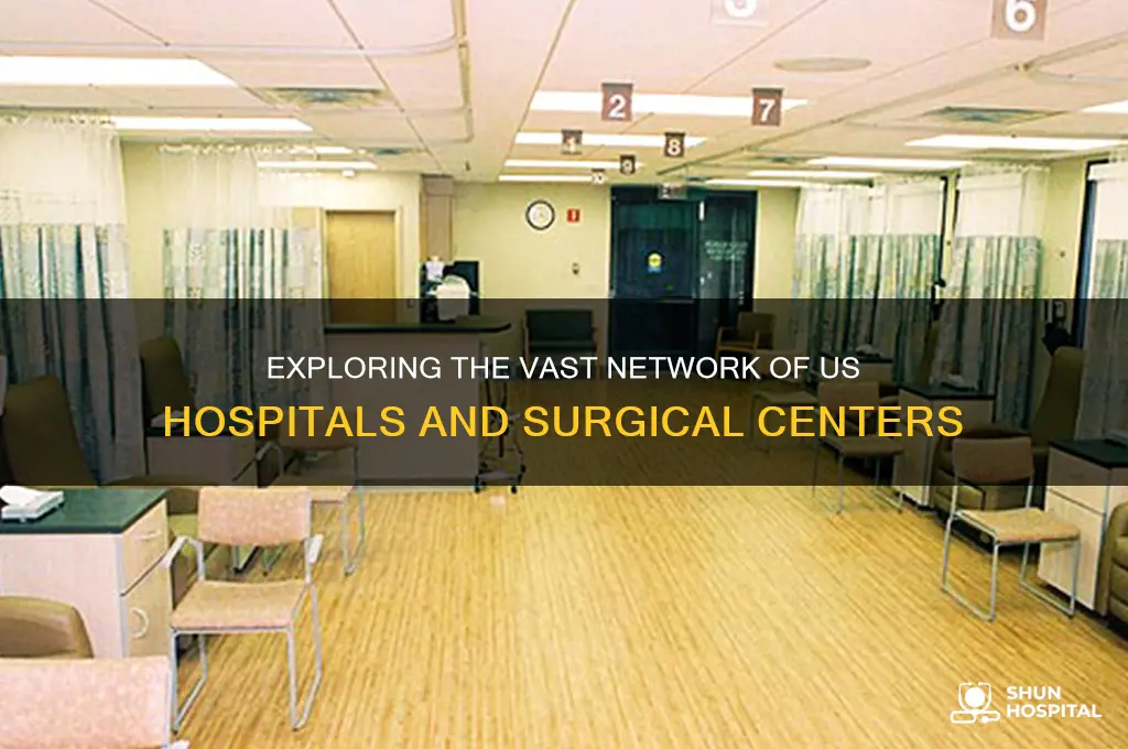 how many hospitals and surgical centers are in the us