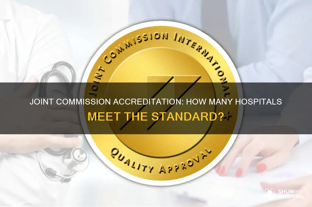 how many hospitals are accredited by the joint commission