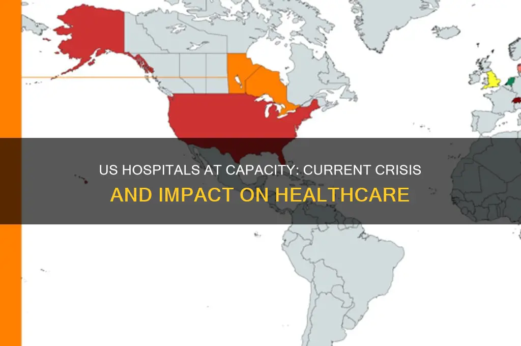 how many hospitals are at capacity in the us