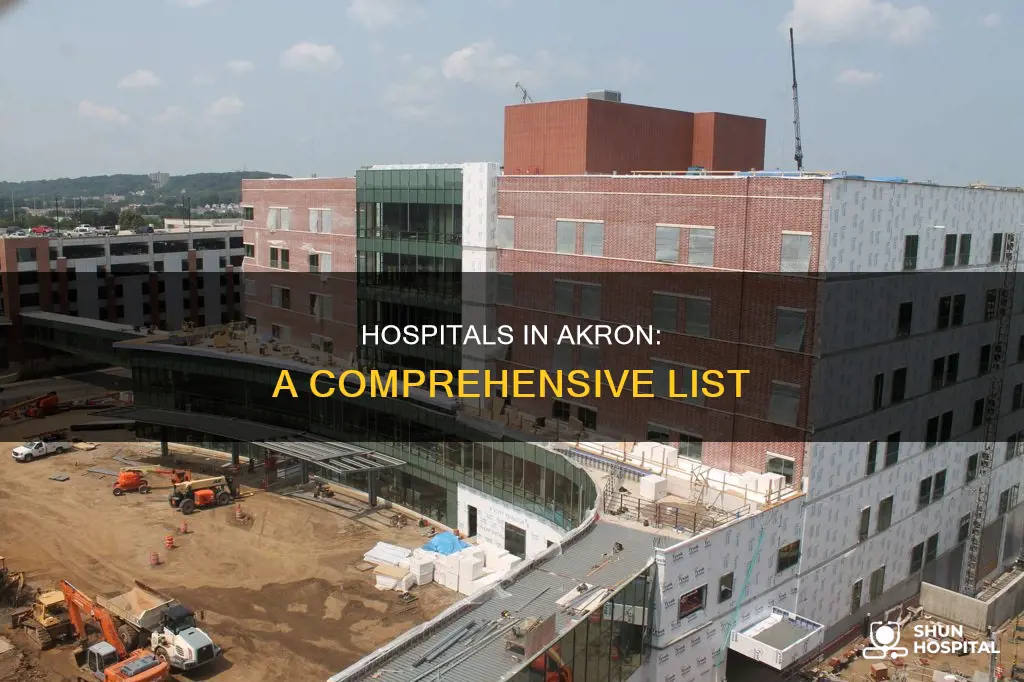 how many hospitals are in akron ohio