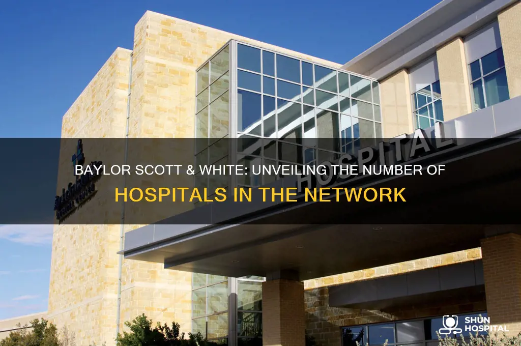 how many hospitals are in baylor scott and white