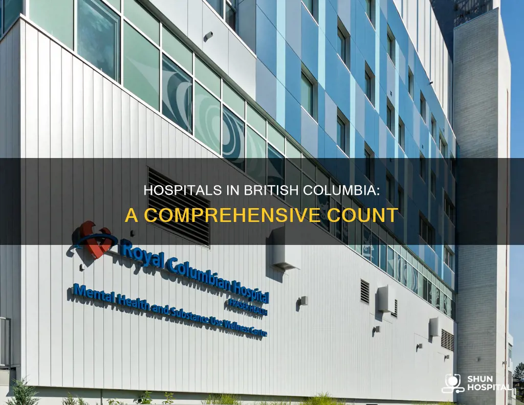 how many hospitals are in british columbia