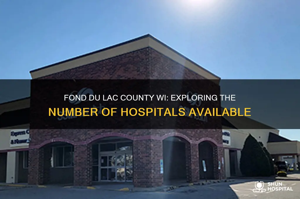 how many hospitals are in fond du lac county wi