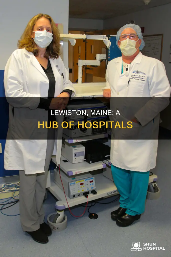 how many hospitals are in lewiston maine